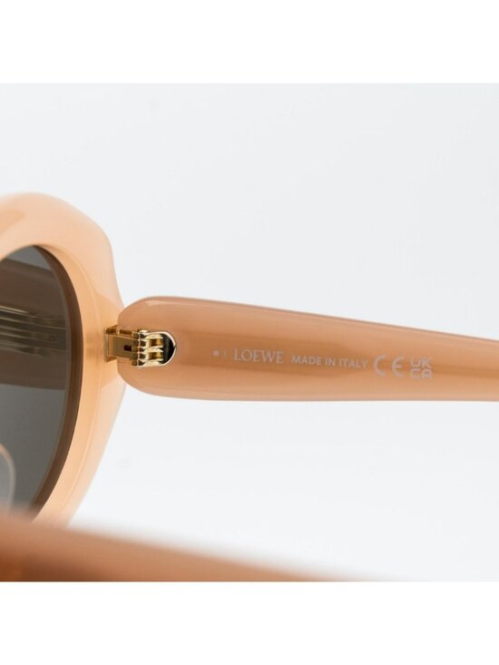 Loewe Women Sunglasses Nude Pink Brown Oval LW40147F 72E NEW AUTHENTIC main image 8